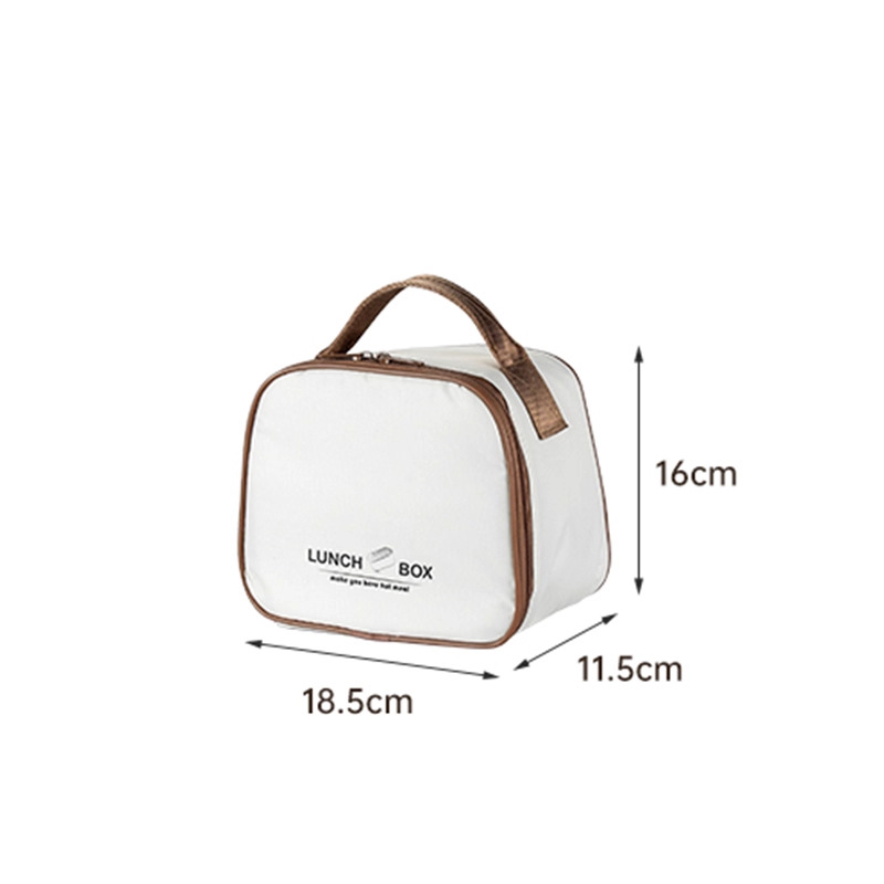 Bolsa de almuerzo de aislamiento térmico bolsa de almuerzo de almuerzo de aluminio bolsa portátil al aire libre bolsa de almuerzo de aluminio