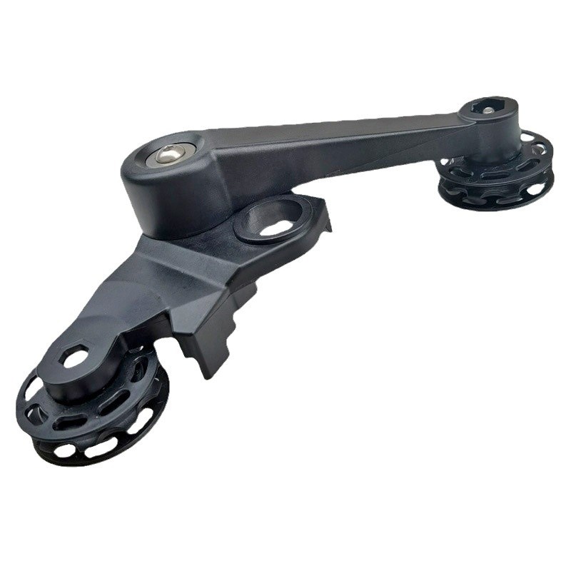 Se utiliza para Cline pequeña tela de una sola velocidad, 2 velocidades externas, 3 velocidades, 6 velocidades trasera, transmisión trasera, tensor de cadena, cremallera estabilizadora de cadena.