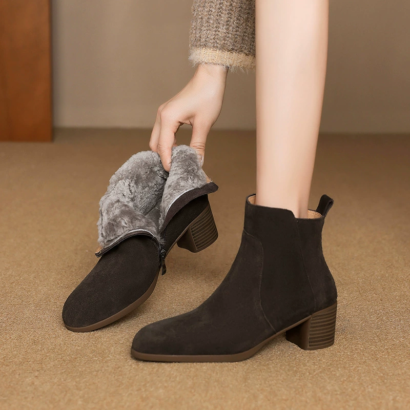 Martens, warm low boots for mother