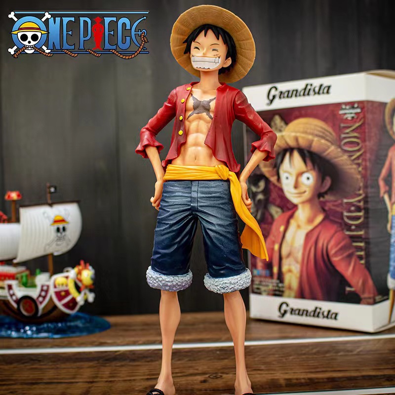 Mayorista pirata Luffy sonrisa Luffy Monchi D Luffy puede cambiar la cara Luffy modelo de mano
