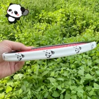 Защита головы ракетки для бадминтона с рисунком панды, защита от износа, защита от поломки, защита от царапин, утолщенная проволока с полным краем