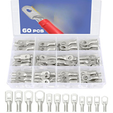 �羳؛Դ60PCS�yɫ�a��늳ض�����|͹���׼�,AWG 8 6 4 �����~��