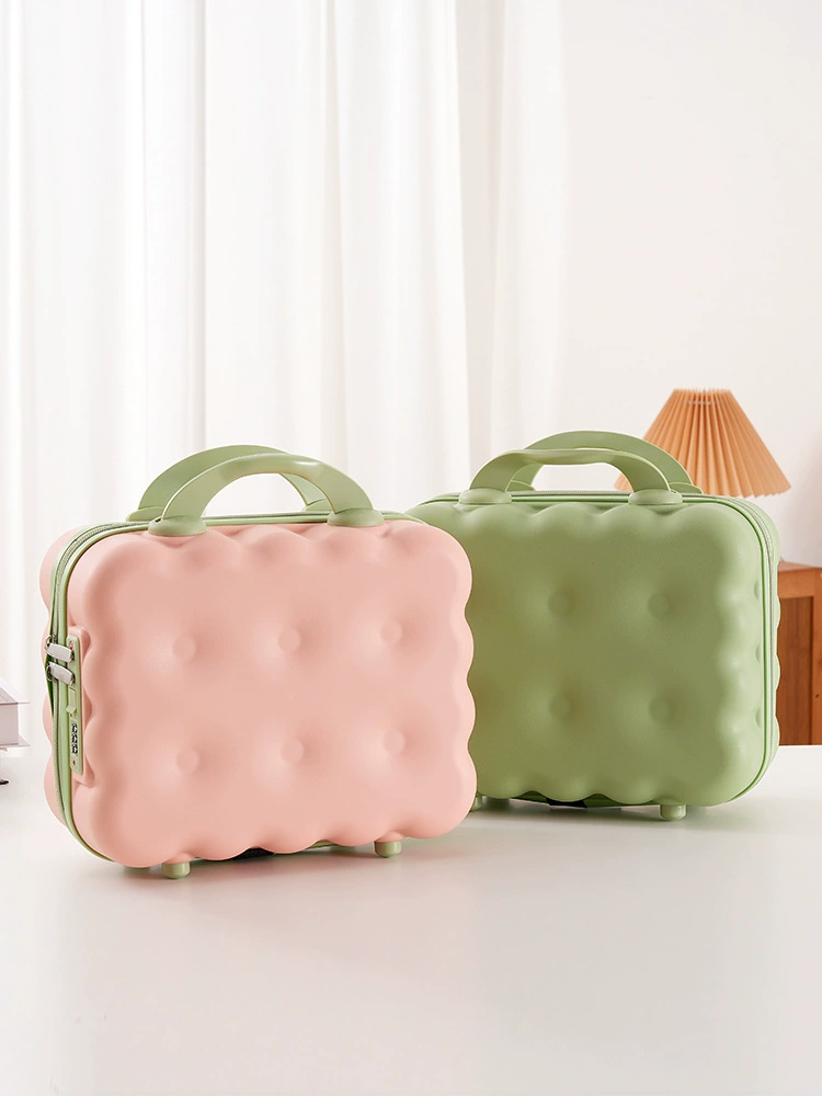 Cartoon suitcase for manicure, capacious handheld storage box, 14 inch
