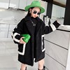 girl Winter clothes coat Kids Fashionable Western style jacket girl Lambswool Autumn and winter Plush thickening sweater