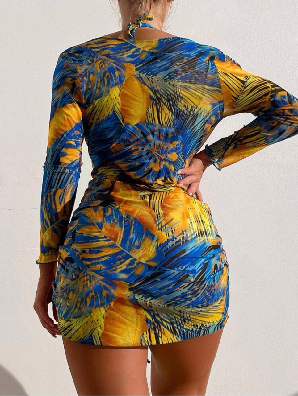 Womenu0027S Fashion Printing Polyester Bikinis 3 Piece Set