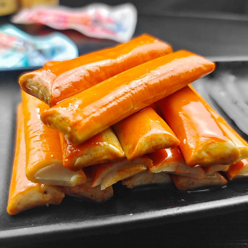 Крабовая палочка ручной сборки с острым вкусом, готовые к употреблению морепродукты, массовая упаковка, независимая упаковка, закуска вкусная и сытная, оптом