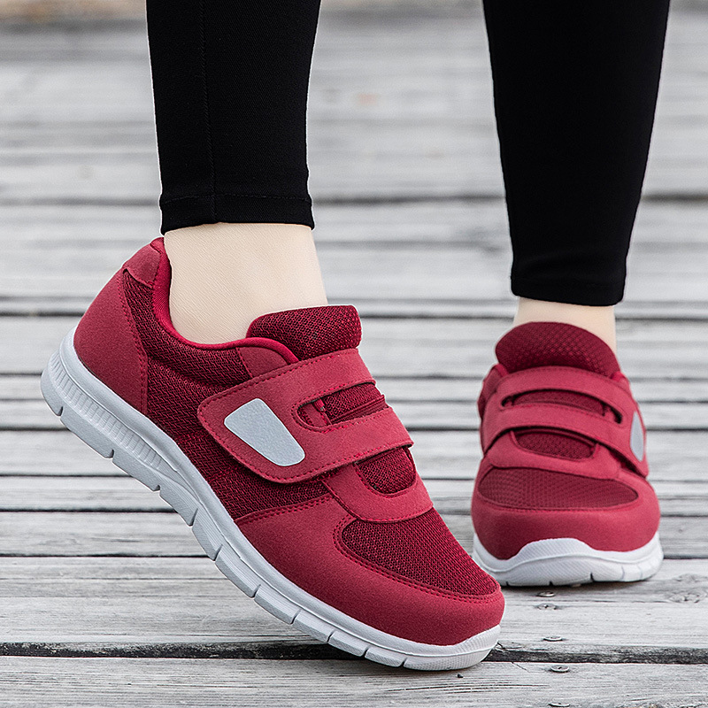 Zapatos de madres de mediana edad, zapatos de hombre, zapatos de mujer, zapatos de hombre, zapatos de caminar ligeros transpirables