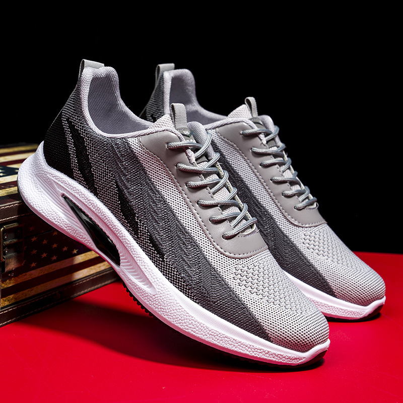 Men Work Shoes Sneakers Mesh Rubber Sole Arch Support Footgear_voghion.com