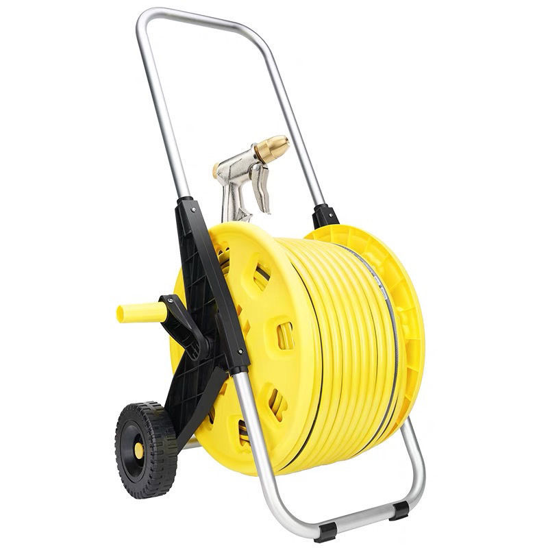 Household multi-functional high-pressure car washing water gun nozzle water grab garden watering water pipe hose storage rack suit