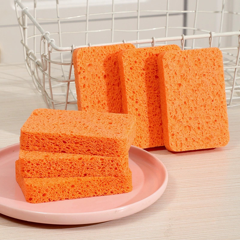 S型木浆海绵擦厨房洗碗刷锅清洁海绵块百洁布吸水刷碗去污神器