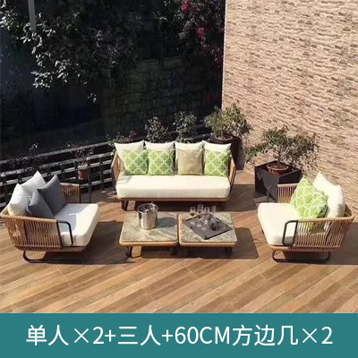Sofá al aire libre, silla de caña, patio, protección solar, jardín, balcón, silla de ocio, sofá al aire libre, mesa de té, combinación impermeable