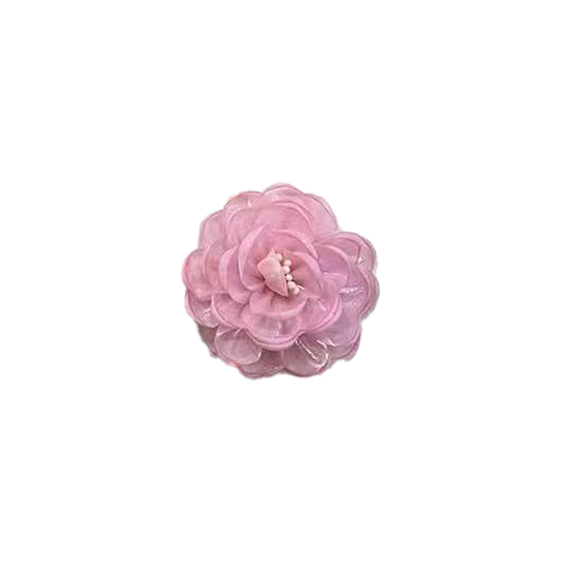 5 flores de tela de perla hermosa moda estereoscópica en blanco y negro accesorios de la habitación de tela pegada ropa bolsa accesorios para el cabello image 24