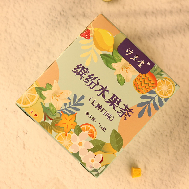Lively Fruit Tea with Various Flavors: Internet Celebrity Fruit Tea, Dried Combination Tea, Lemon, Jujube, Passion Fruit Tea, Floral Fruit Tea