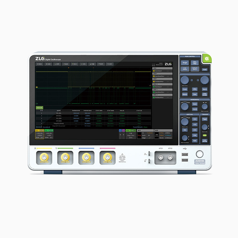 广州致远ZUS6000高精度智能应用型示波器ZUS6104 ZUS6054