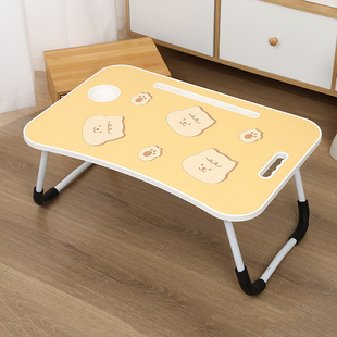 Small Table Cartoon Folding Computer Desk Dormitory Writing Desk Multi-Functional Home Lazy Table Learning Table Injection Molding Style