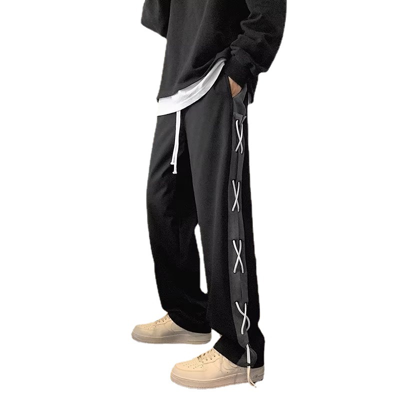 Tide, trousers, American style, oversize