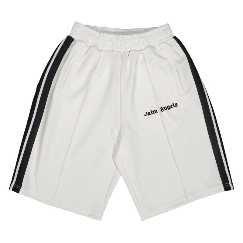 Versión correcta Palma Ángel raya cinta contraste color casual shorts fábrica al por mayor