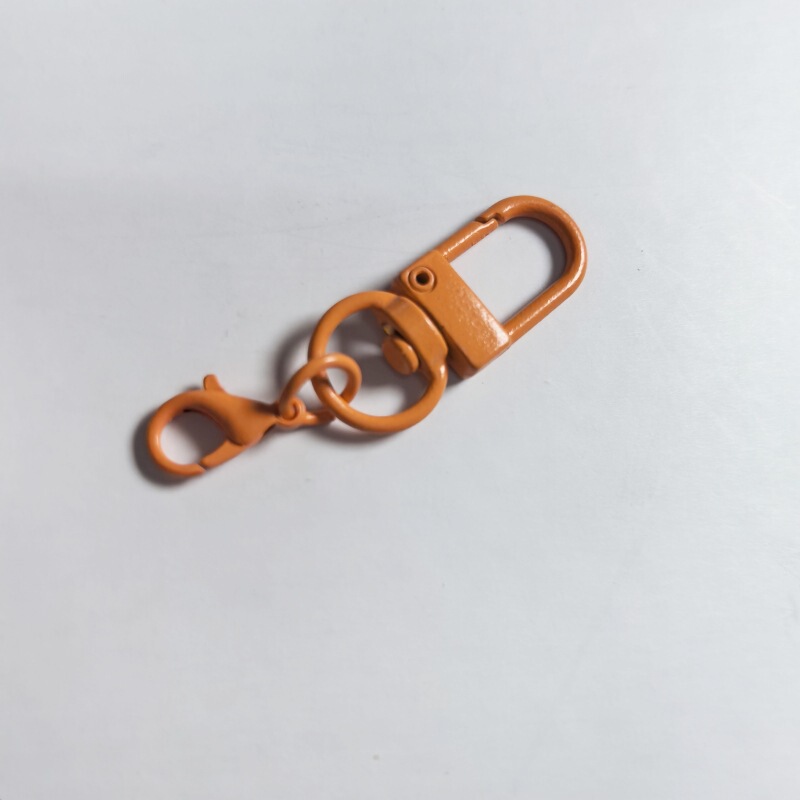 カラフルなペイント U 字型ドアバックル + ロブスタークラスプ diy 人形ぶら下げバックルバッグぶら下げチェーンバックルキーホルダージュエリーアクセサリー|undefined