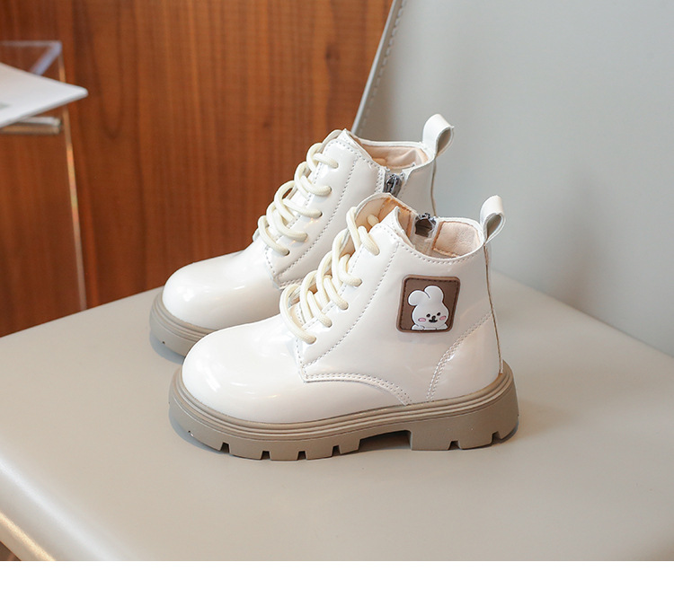 Kinder 2024 Trendy Fashion Mädchen Vielseitige Martin Jungen Frühling und Herbst Britischen Stil Kurze Stiefel_voghion.com