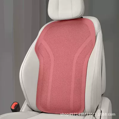 Seat Cushions, Full Surround Nappa — Seat cushion, seat cover - volcano-red-backrest-leaflet-ultra-thin-and-breathable