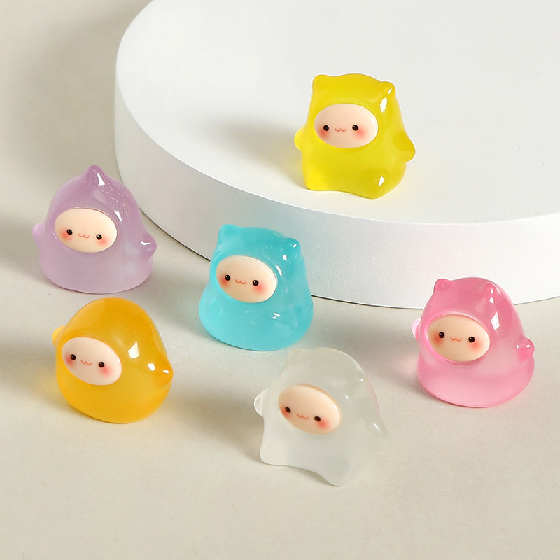 Luminous resin elf ghost stereo diy accessories creative desktop car ornaments wholesale Luminous resin elf ghost stereo diy accessories creative desktop car ornaments wholesale