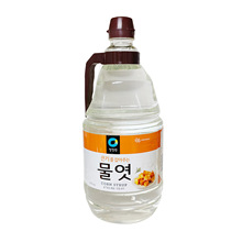 A清净园糖稀2.45kg/瓶牛轧糖烘焙水饴麦芽糖浆腌泡菜韩国进口