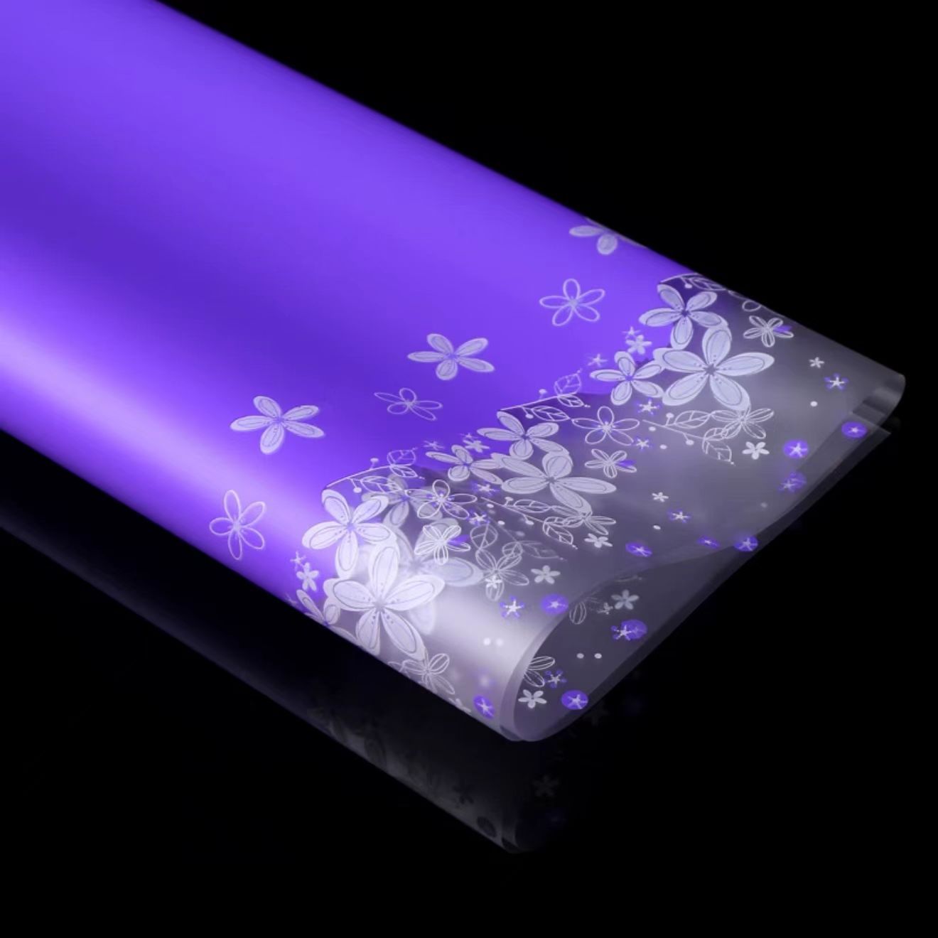 Papel de embalaje a prueba de agua de flores de mariposa Lizhi Ran Papel Hansu Papel de niebla Papel de embalaje de ramo de flores de color mariposa