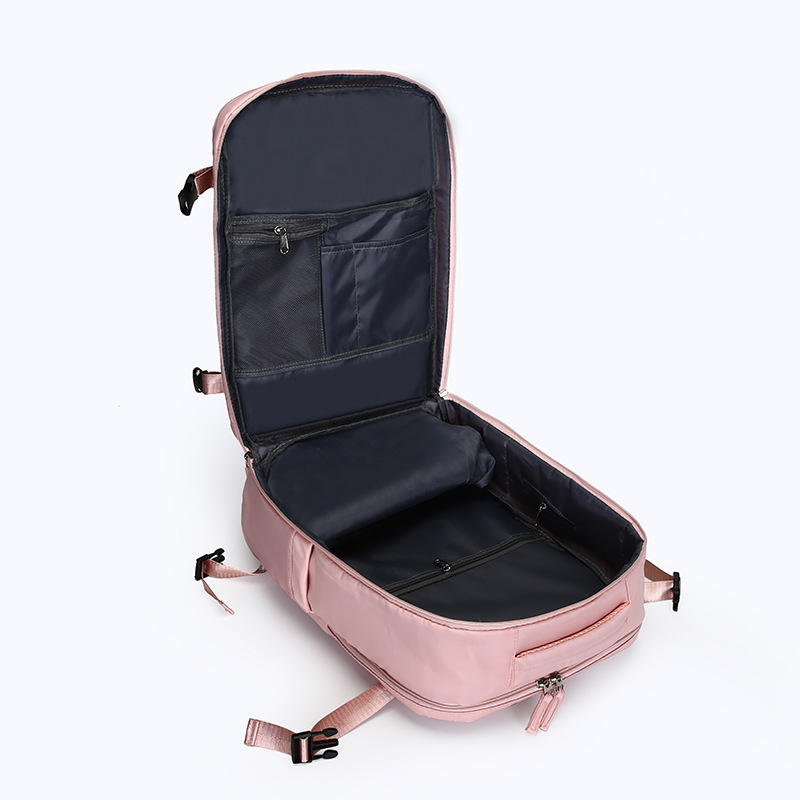 Mochila de hombro ocio transfronteriza de gran capacidad, mochila de viaje de corta distancia, separación seca y húmeda de zapatos independientes, mochila de computadora