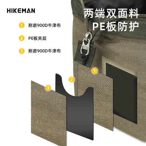 Outdoor Camping Stake Storage Bag Tent Pavillion Assembly Ground Nail Hammer Rope Organizing Bag Camping Multi-functional Tool Kit