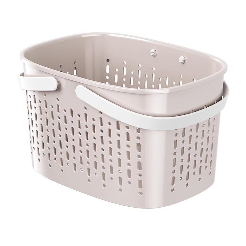 Cesta de Baño Portátil con Asa de Plástico para Artículos de Higiene y Ducha image 5