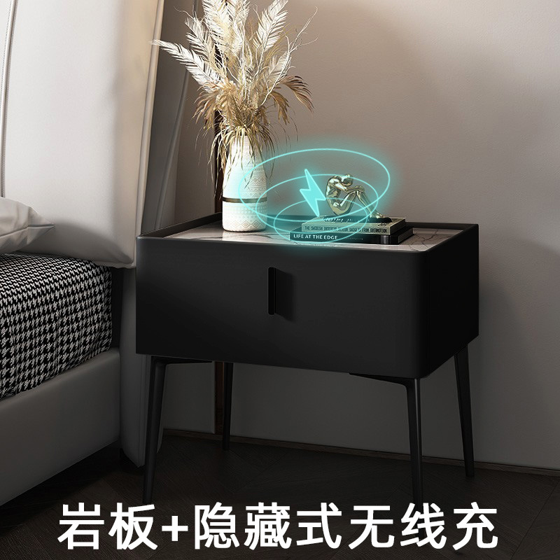 블랙 + 암석판 + 숨겨진 무선 충전기