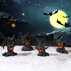 ハロウィーン新型樹妖シリーズ微景観園芸造景小置物樹脂鬼節部品