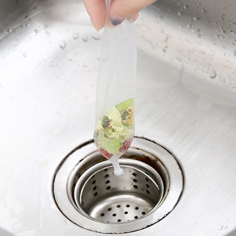 家用厨房防堵塞水槽过滤网水池排水过滤垃圾袋地摊残渣隔水袋过滤|undefined