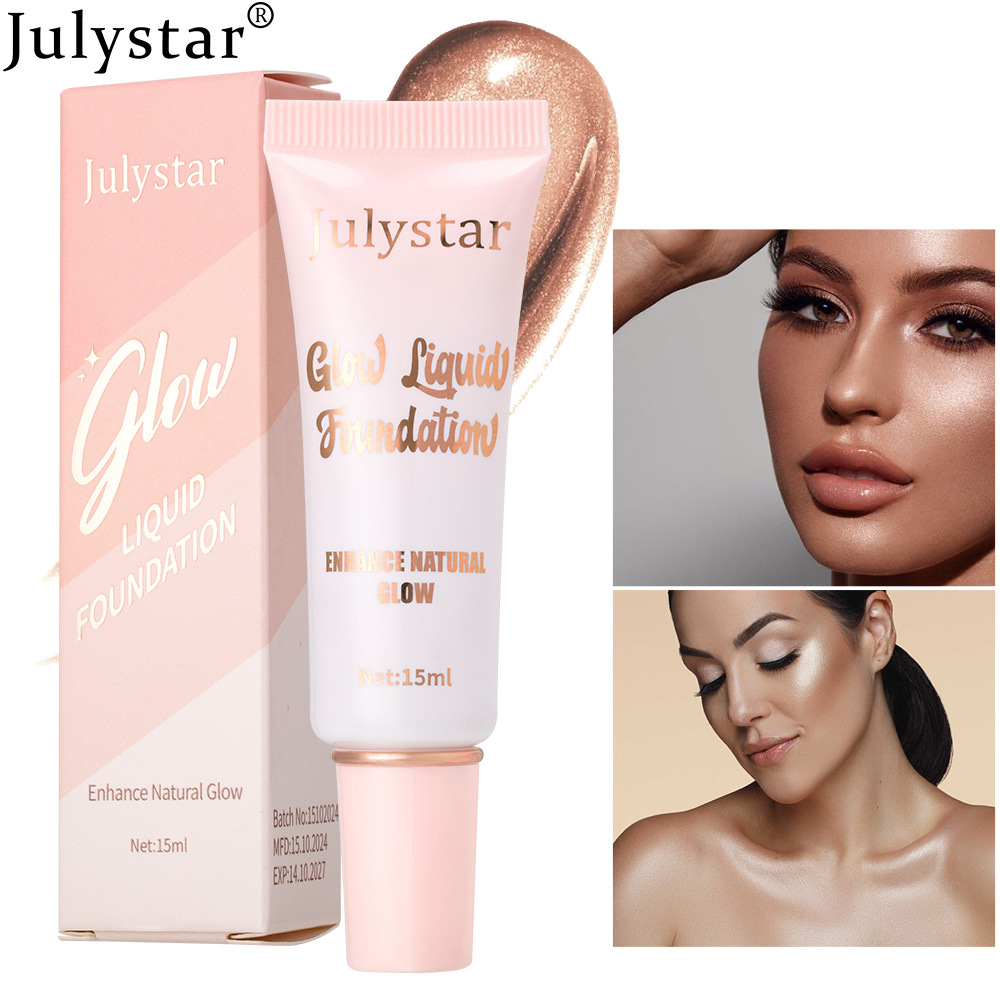 Julystar Facial Concealer Bestseller High-Gloss Pearlescent Foundation, Natural and Long-lasting brightening and moisturizing Foundation wholesale undefined