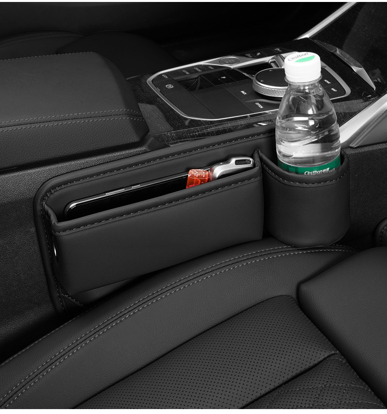 Car Seat Gap Storage Box, Multifunctional Storage Bag, Center Console Gap Storage Box, Water Cup Holder, Car Storage
