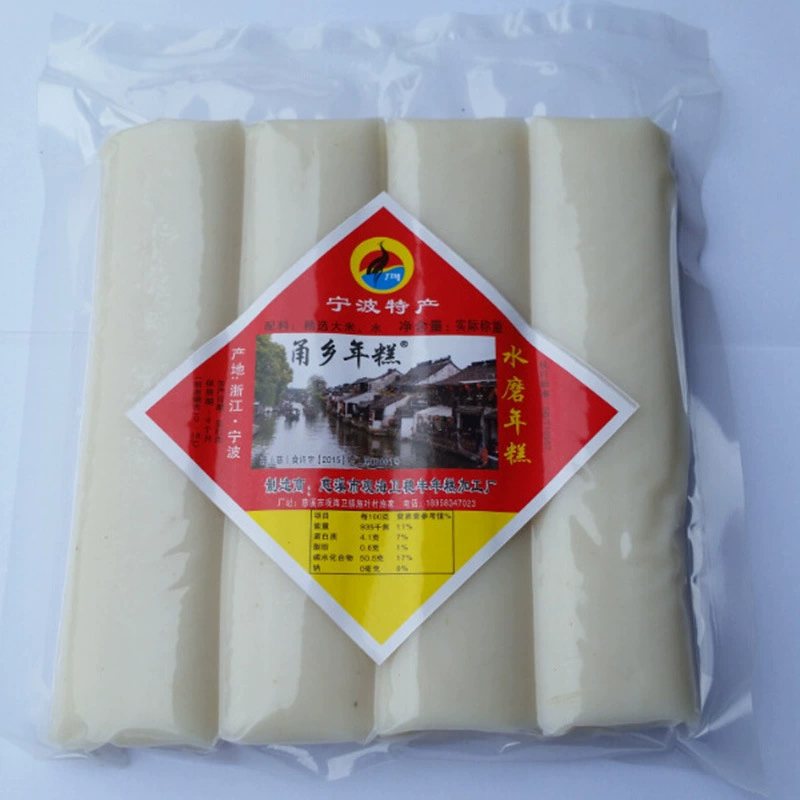 ИСТОЧНИК Завод прямых поставок Нинбо Yuxiang полосы-образный рисовый торт водяная мельница рисовый торт одна упаковка 400 г вакуумная упаковка 2 упаковки минимальной партии