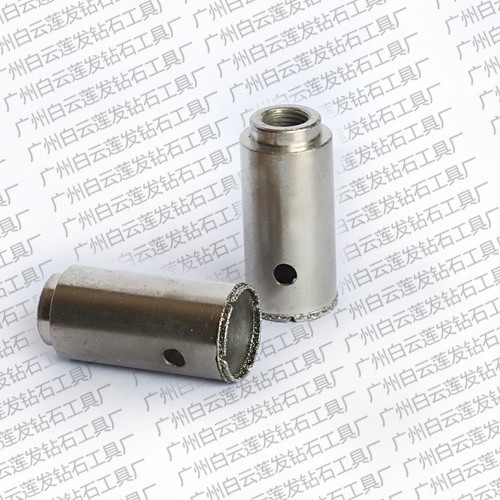 特制电镀金刚石贝壳钻头，螺纹贝壳钻，适用贝壳/椰子壳/纽扣取芯