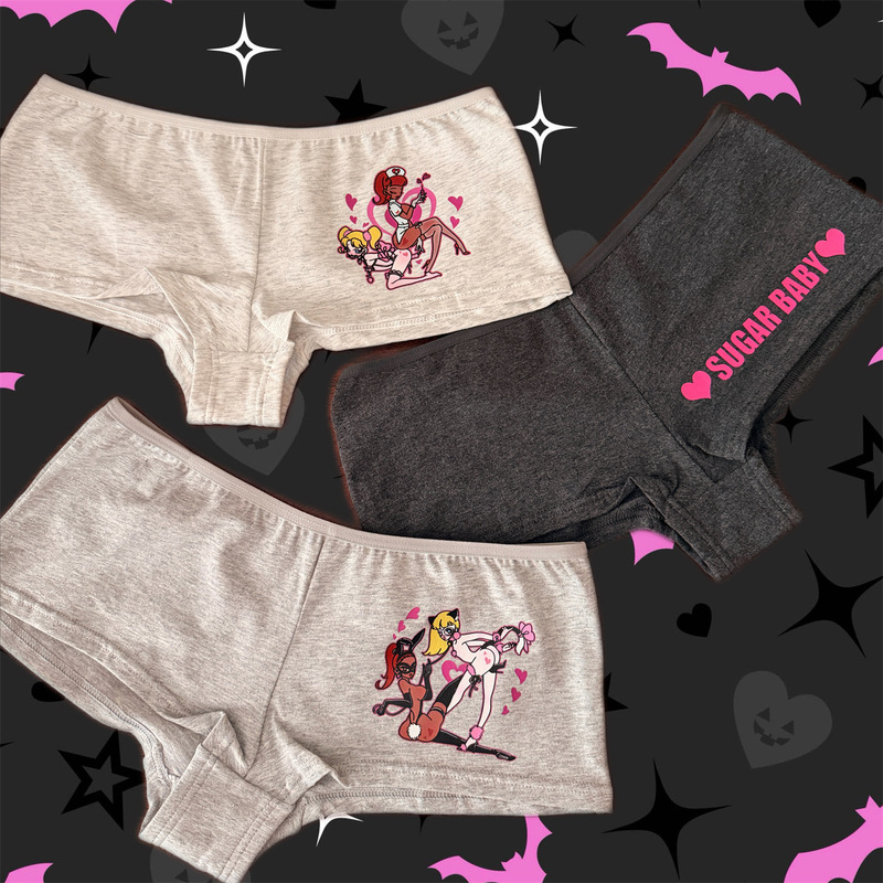 American-Style Sweet and Spicy Girl Sexy Relaxed Sports Pure Cotton Comfortable Elastic Hip-Hugging Seamless Boxer Briefs for Girls