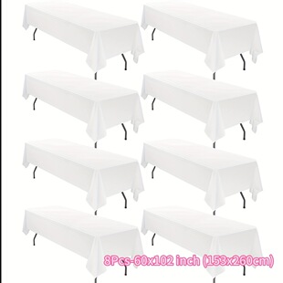 H 47372 Plain Polyester Tablecloth ��ɫ���� �W���羳��