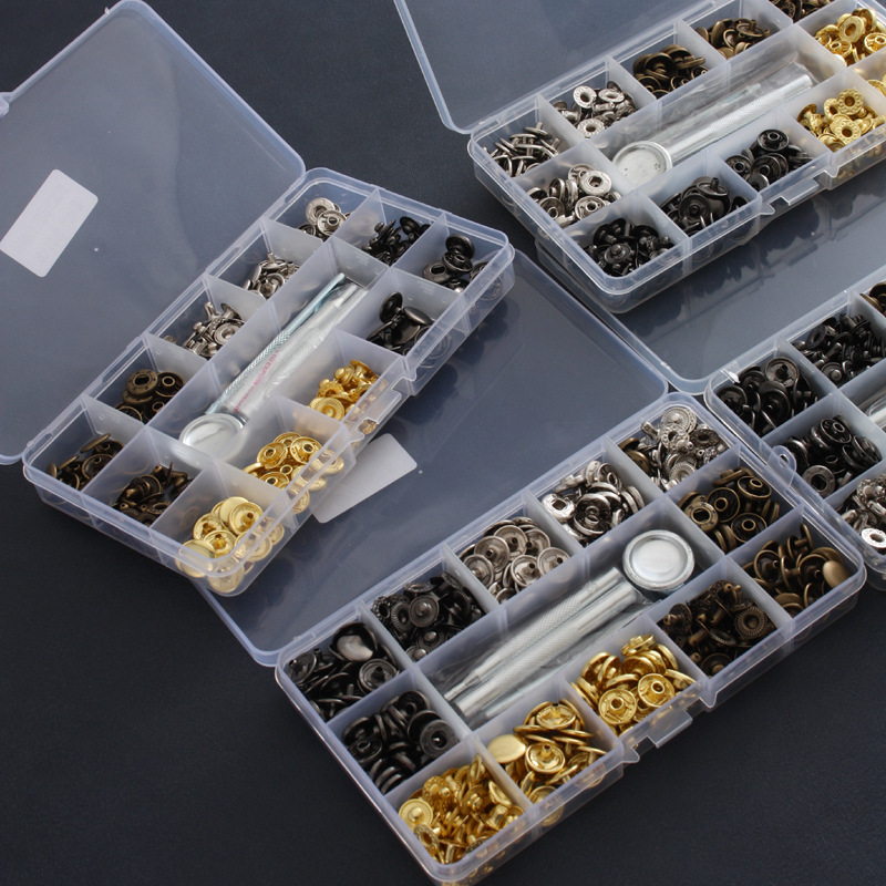 Cobre 633 # botón a presión traje gran hebilla blanca transfronteriza ropa de cuero abajo chaqueta botón de hardware