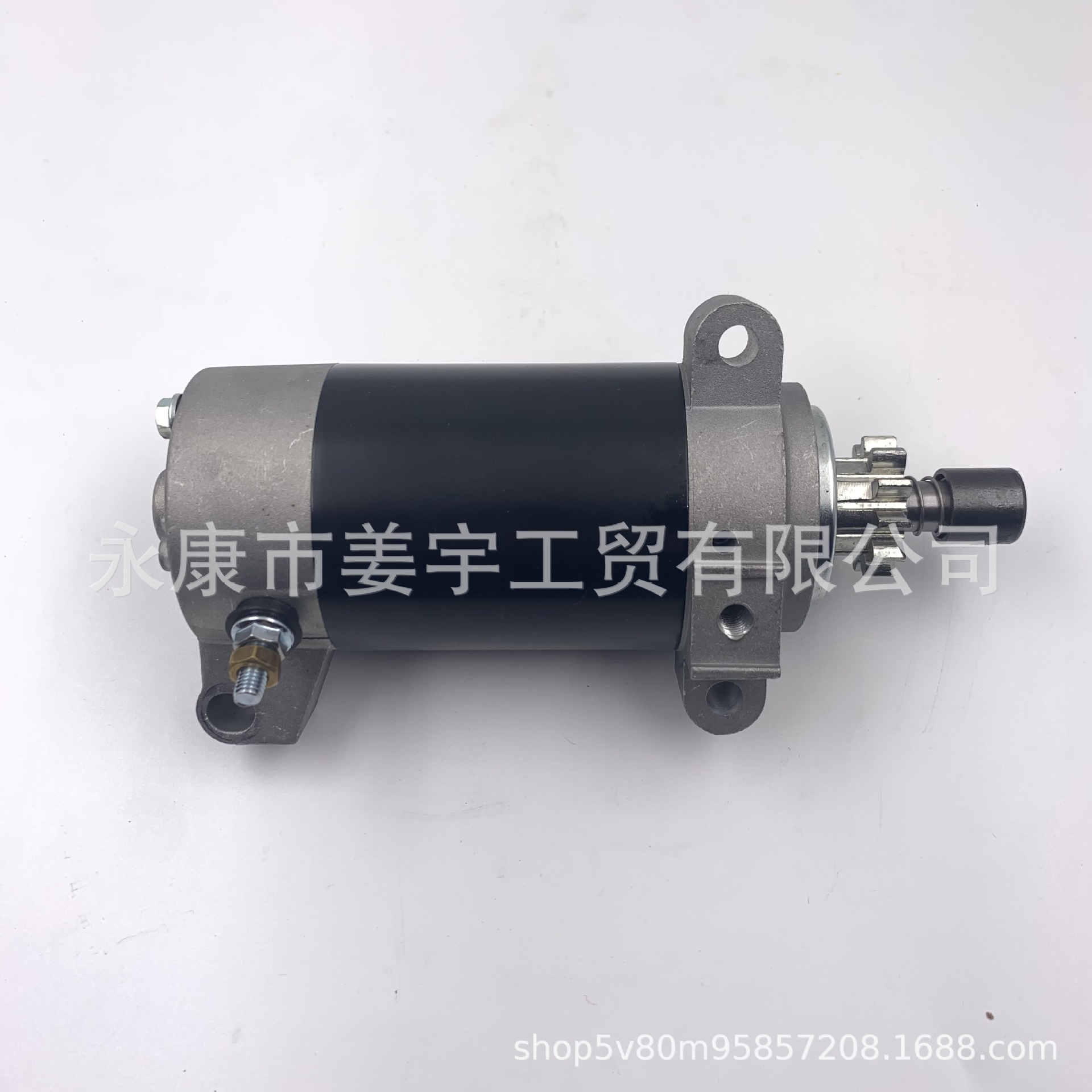 雅马哈4冲程20马力匹船外机推进器发动机改电启动马达飞轮