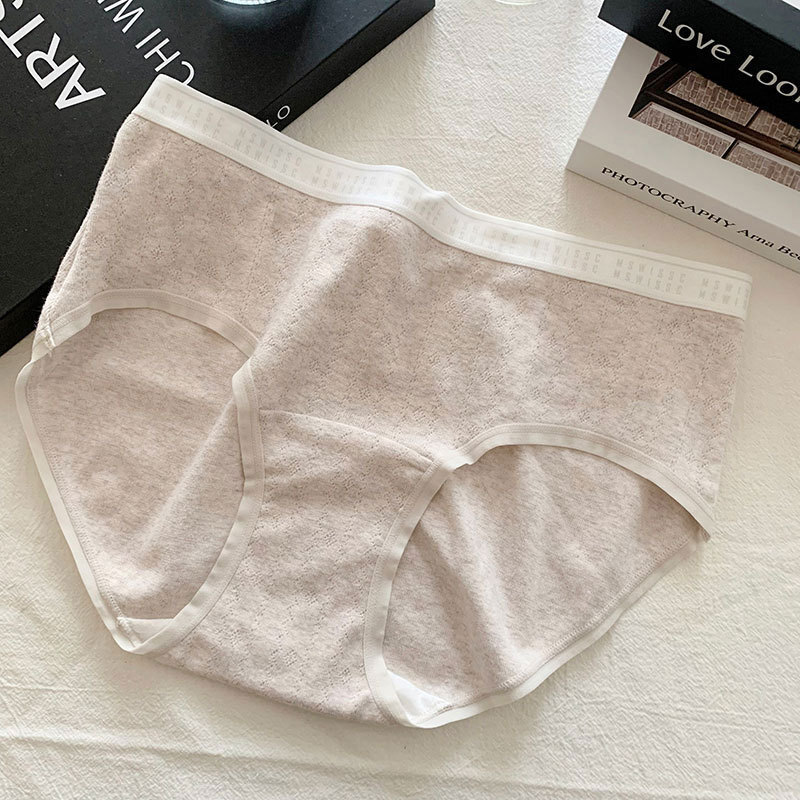7a antibacteriano clase A antibacteriano estiramiento de la entrepierna fisiológica simple para niñas cómodas pantalones impermeables antibacterianas de algodón para mujeres