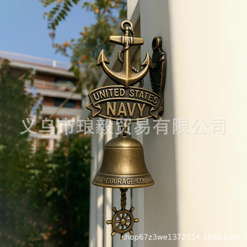 国境を越えた新しいUSMC 250周年記念アメリカ海兵隊250周年記念ドアベル|undefined