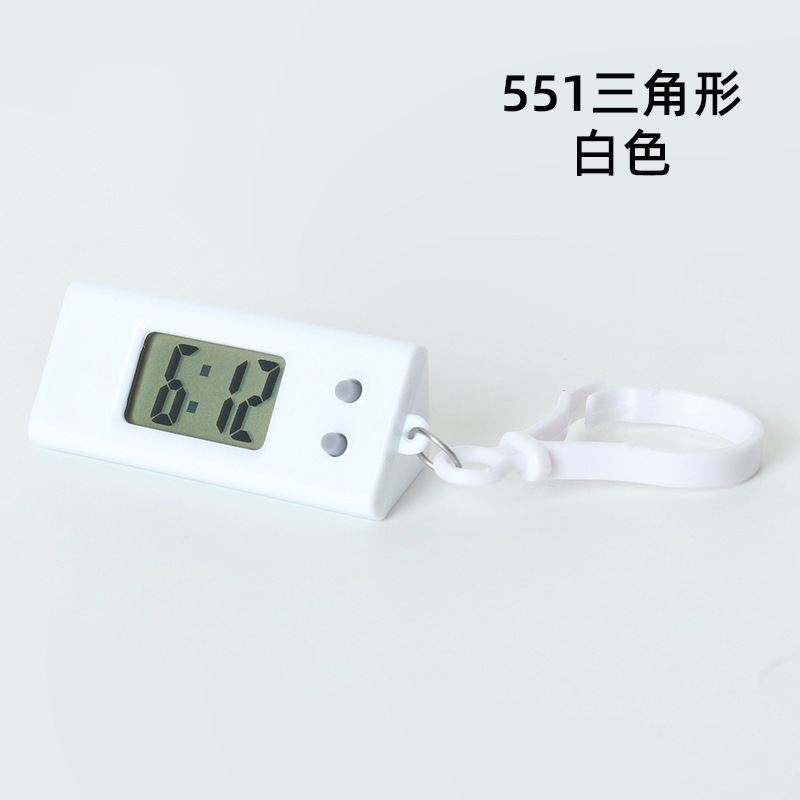 学生試験の小さい掛け時計の簡単なキーホルダーの携帯電子時計は時間の日のミニ電子時計を表示します。|undefined
