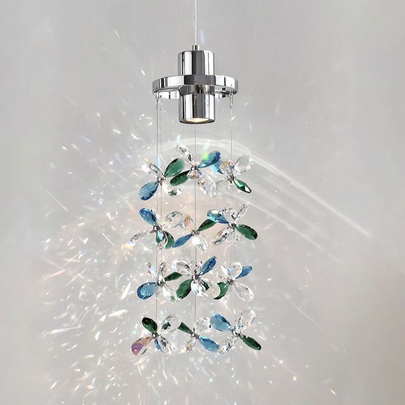 Aoyin French-style light luxury bedroom bedside small chandelier 2025 new model crystal lamp for home main lighting with a high-end feel for the entryway Aoyin French-style light luxury bedroom bedside small chandelier 2025 new model crystal lamp for home main lighting with a high-end feel for the entryway