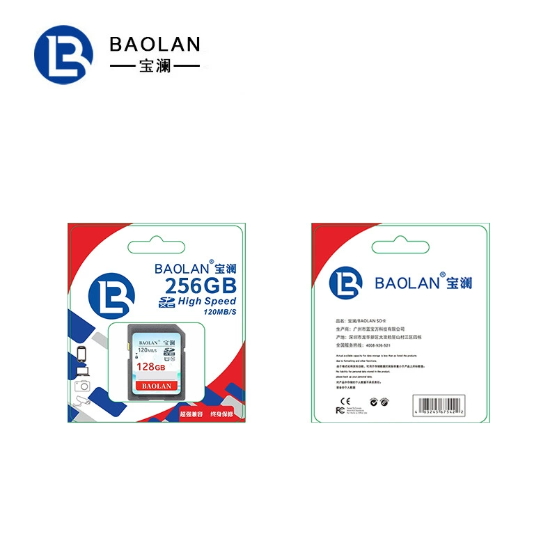 Карта памяти BAOLAN SD карта памяти 120MB/с совместимая с фотоаппаратом SLR