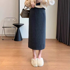 妖精のようなスカート！アセテートの高級感＋ウールの暖かさ＋ベルベットの一体感 ✨ ゼロに抵抗できる