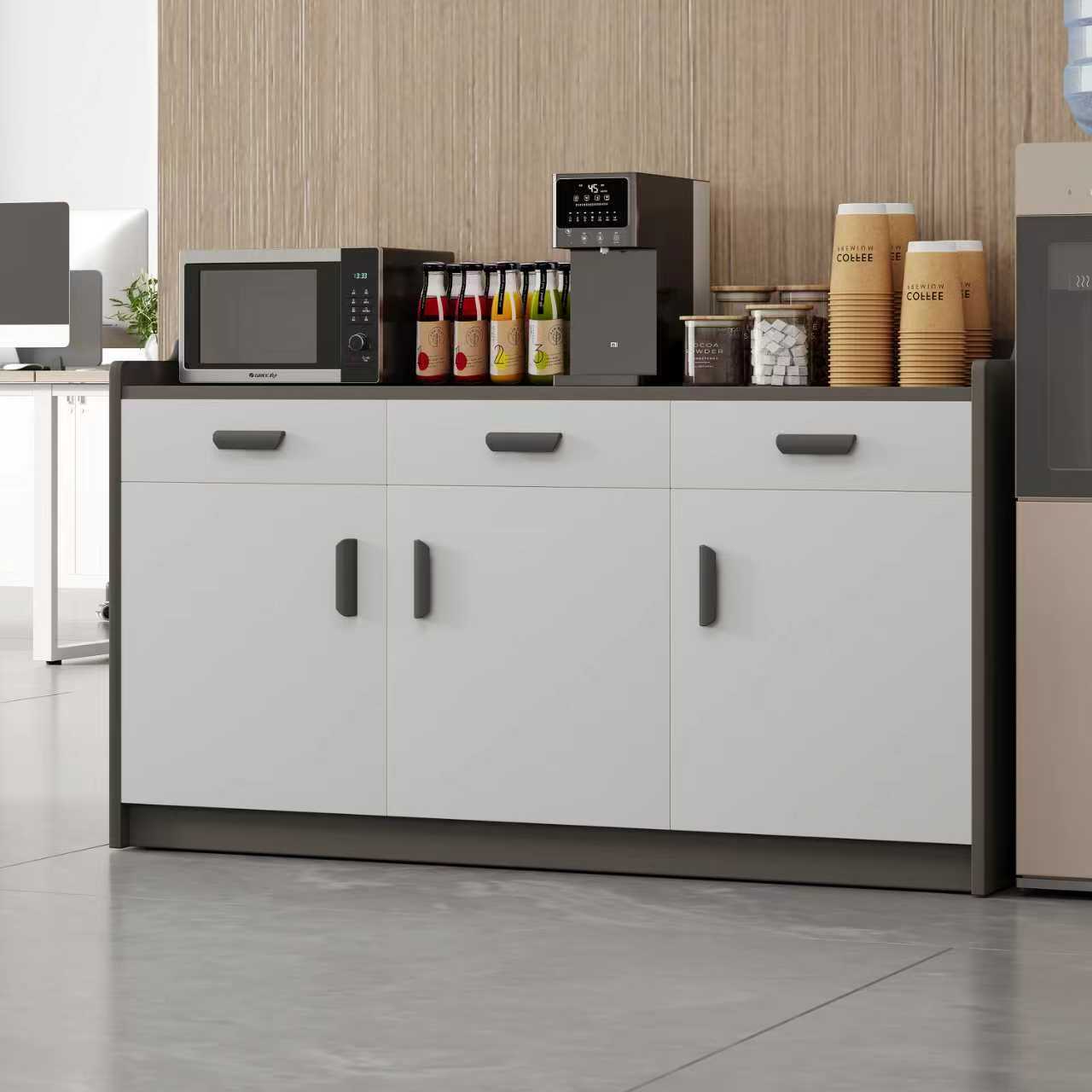 Gabinete de comedor, armario de té, sala de estar contra la pared, armario de almacenamiento, armario de cocina doméstico, armario de almacenamiento, armario de comedor
