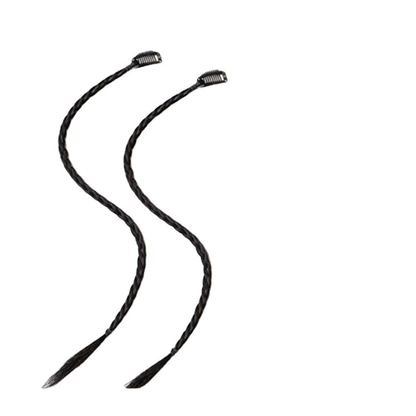 Wig with pigtail