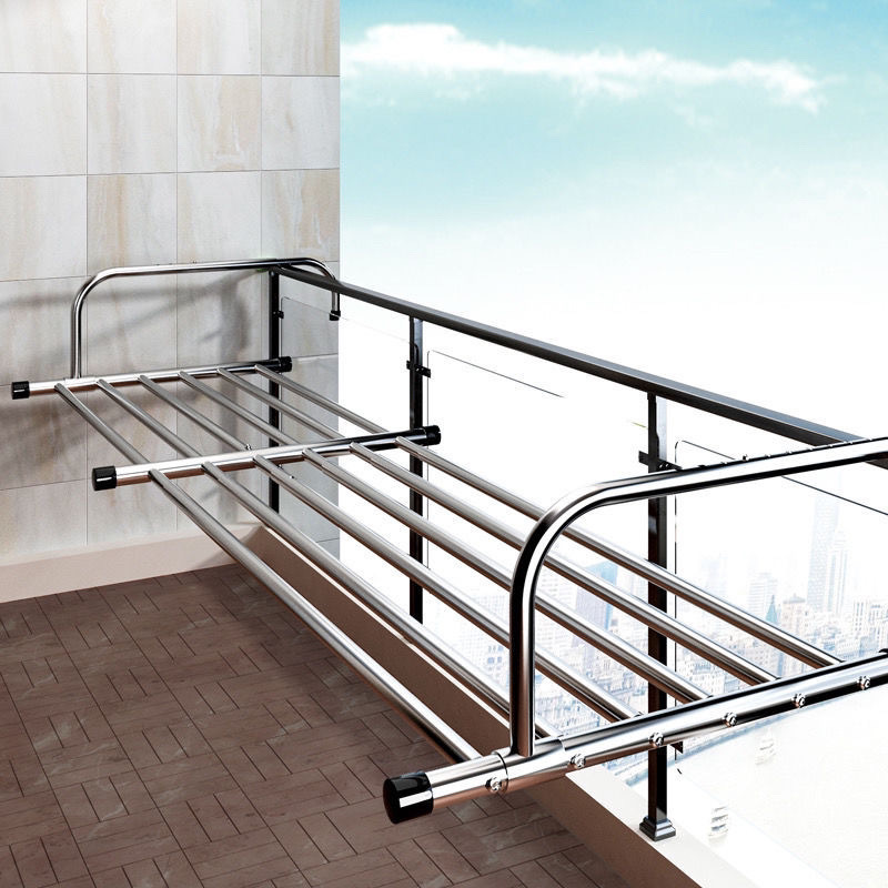 Universal folding drying rack stainless steel